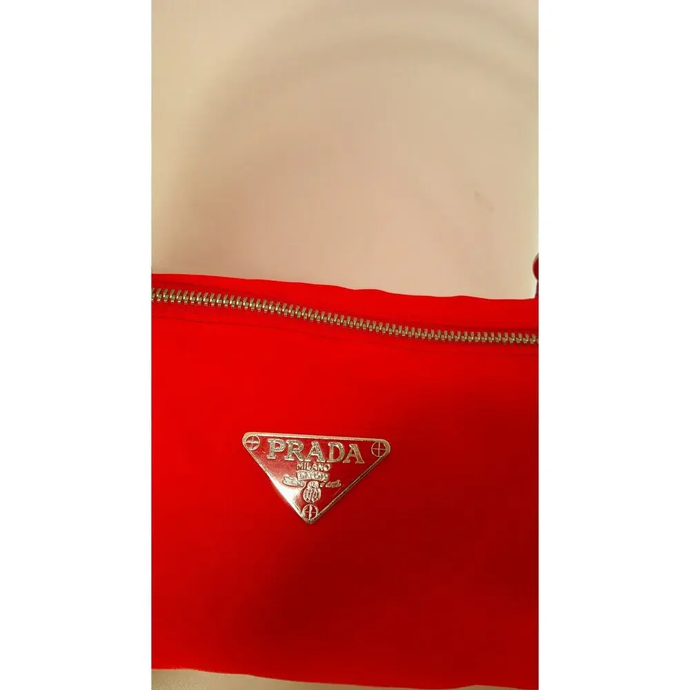 Fashion Satchel Bag Red Tessuto Nylon Designer Inspired